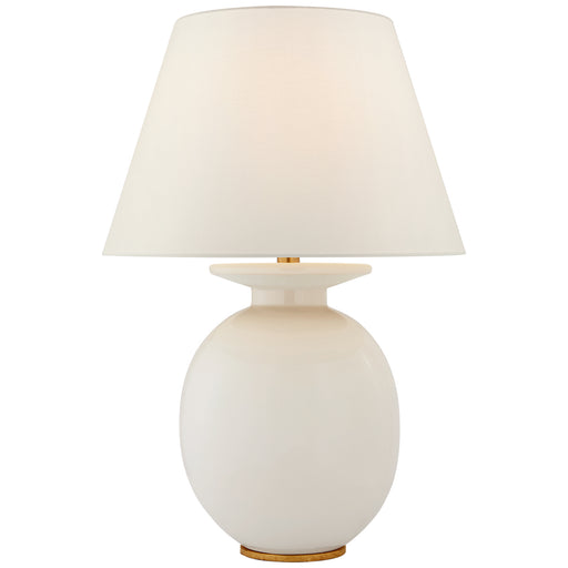 Hans One Light Table Lamp in Ivory