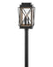Montecito Three Light Post Top or Pier Mount in Black by Hinkley Lighting