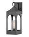 Amina One Light Wall Mount in Distressed Zinc