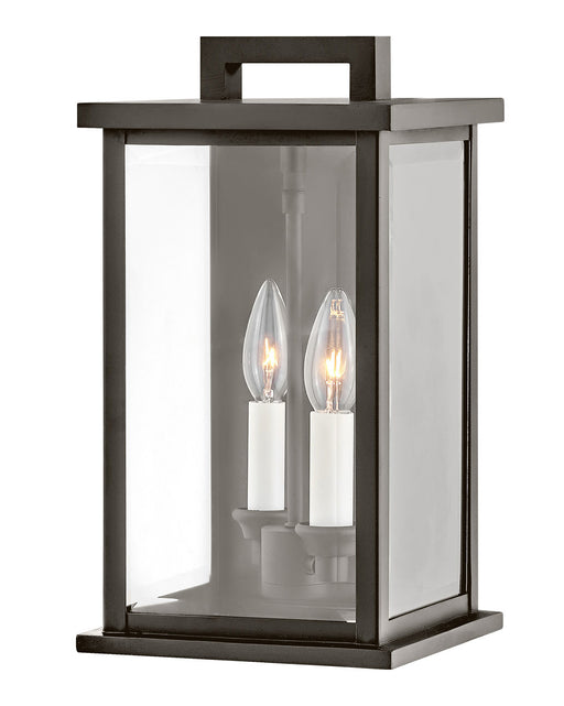 Weymouth Two Light Wall Mount in Oil Rubbed Bronze by Hinkley Lighting