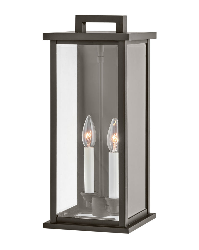 Weymouth Two Light Wall Mount in Oil Rubbed Bronze by Hinkley Lighting