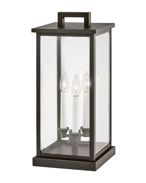 Weymouth Three Light Pier Mount in Oil Rubbed Bronze by Hinkley Lighting