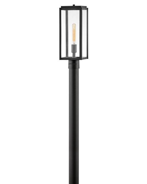 Max One Light Post Top or Pier Mount in Black by Hinkley Lighting