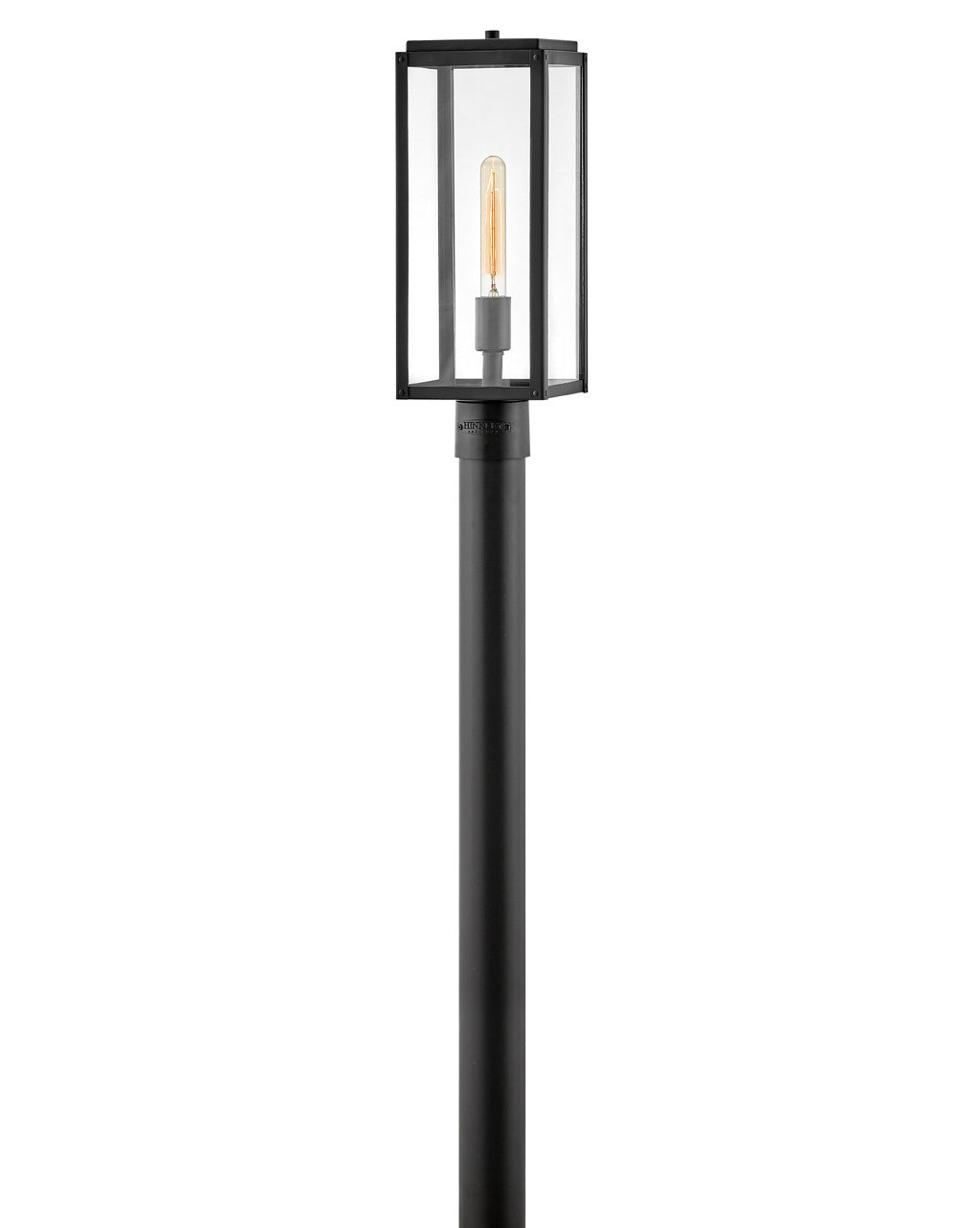 Max LED Post Top or Pier Mount in Black by Hinkley Lighting
