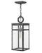 Porter LED Hanging Lantern in Aged Zinc by Hinkley Lighting
