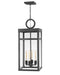 Porter LED Lantern in Aged Zinc by Hinkley Lighting