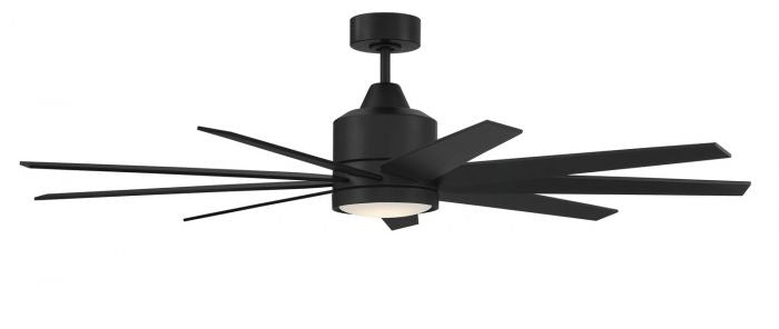 Champion 60" Ceiling Fan in Flat Black