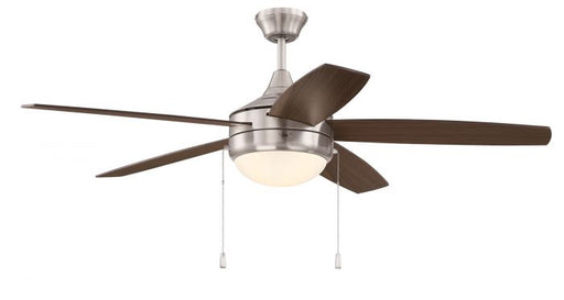 Phaze Energy Star 5-Blade 52" Ceiling Fan in Brushed Polished Nickel from Craftmade, item number EPHA52BNK5