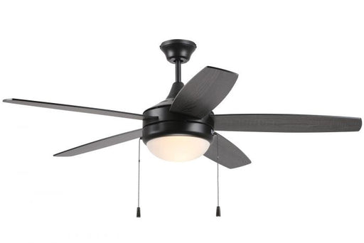 Phaze Energy Star 5-Blade 52" Ceiling Fan in Flat Black from Craftmade, item number EPHA52FB5