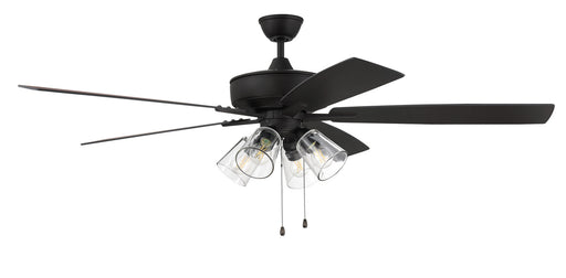 Super Pro 104 Clear 4-Light Kit 60" Ceiling Fan in Espresso from Craftmade, item number S104ESP5-60ESPWLN