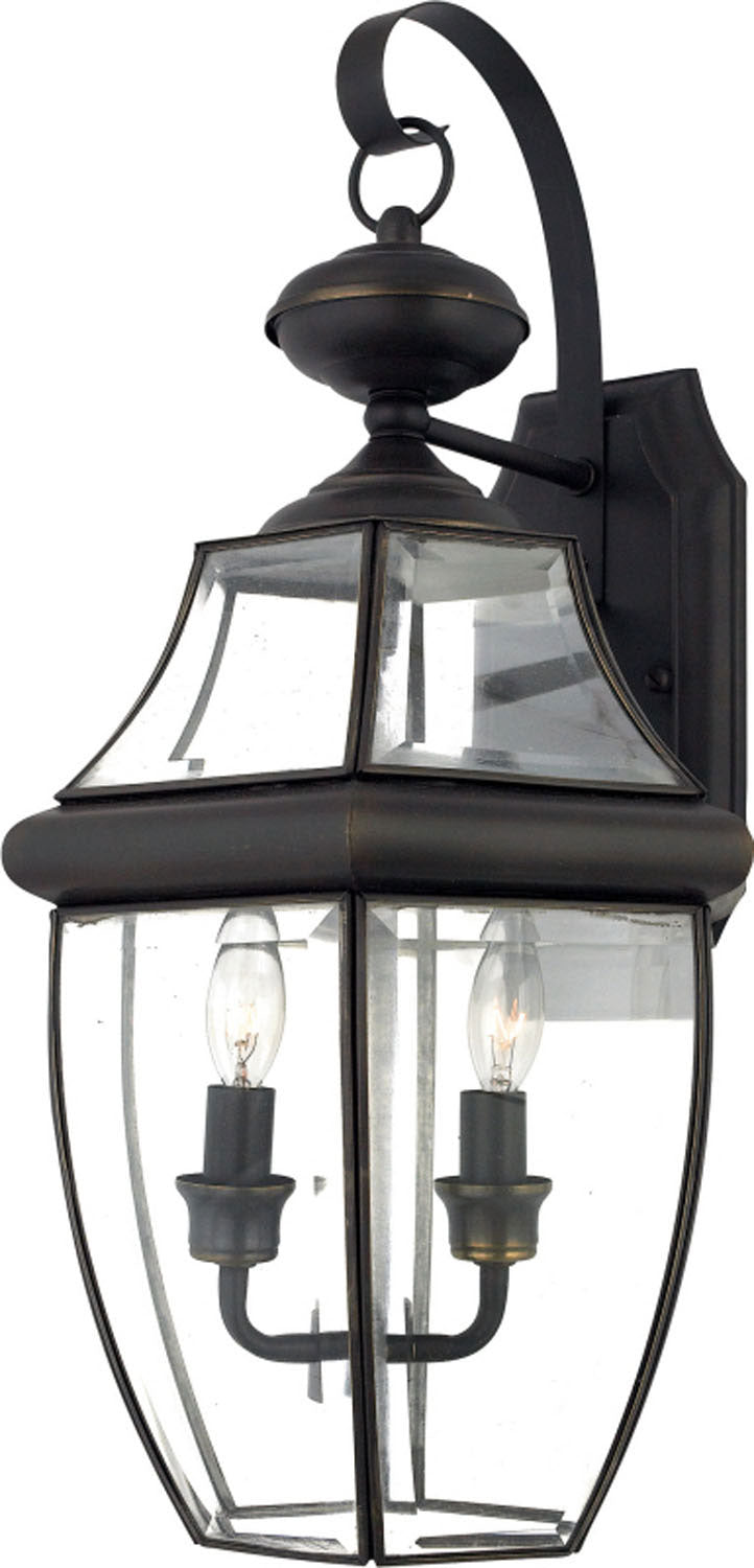 Newbury 2-Light Outdoor Lantern in Medici Bronze