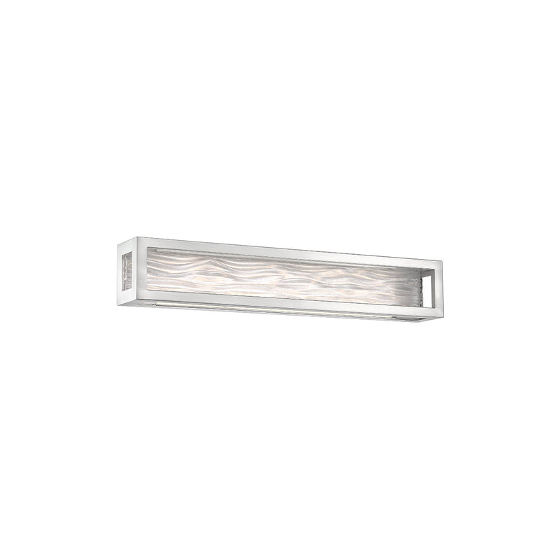 Shock Waves LED Vanity in Brushed Nickel - Lamps Expo