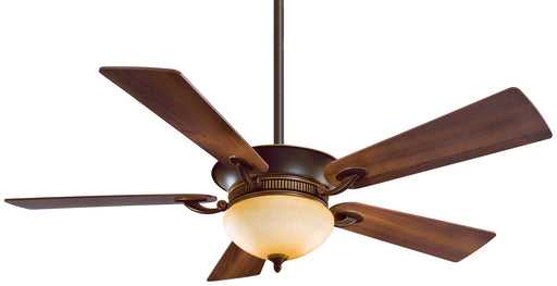 Delano Led 52" Ceiling Fan in Dark Restoration Bronze