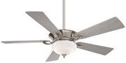 Delano Led 52" Ceiling Fan in Polished Nickel