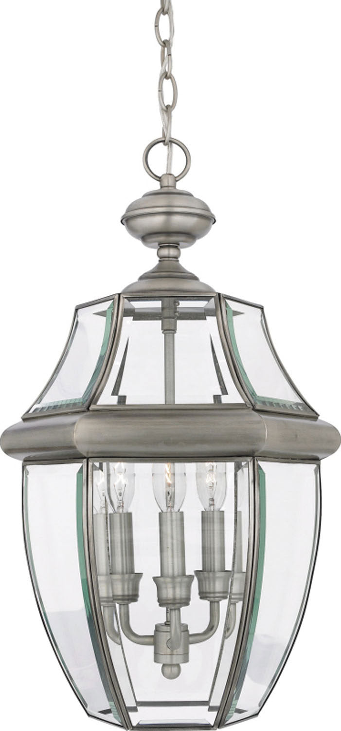 Newbury 3-Light Outdoor Lantern in Pewter