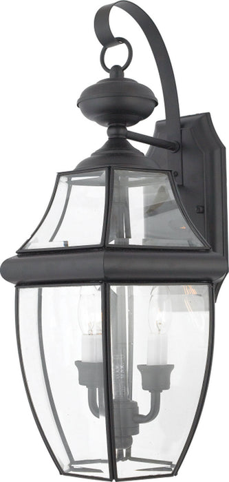 Newbury 2-Light Outdoor Lantern in Mystic Black