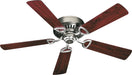 Medallion 52 Traditional Ceiling Fan in Satin Nickel