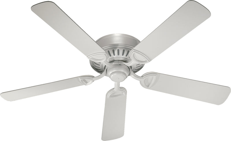 Medallion Traditional Ceiling Fan in Studio White