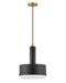Cedric Two Light Pendant in Black by Hinkley Lighting