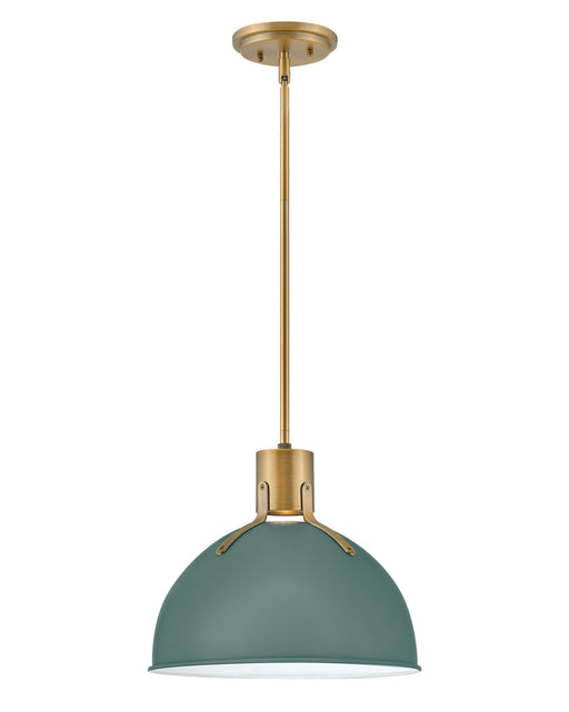 Argo LED Pendant in Sage Green by Hinkley Lighting
