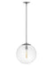 Warby One Light Pendant in Polished Antique Nickel by Hinkley Lighting