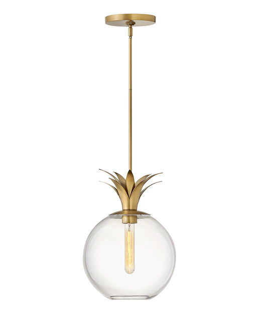 Palma One Light Pendant in Heritage Brass by Hinkley Lighting