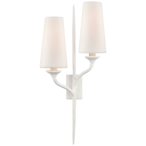 Iberia Two Light Wall Sconce in Plaster White