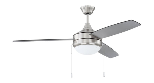 Phaze Energy Star 3-Blade 52" Ceiling Fan in Brushed Polished Nickel from Craftmade, item number EPHA52BNK3-BNGW