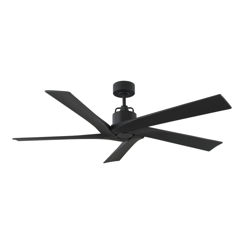 Aspen 56" Ceiling Fan in Midnight Black