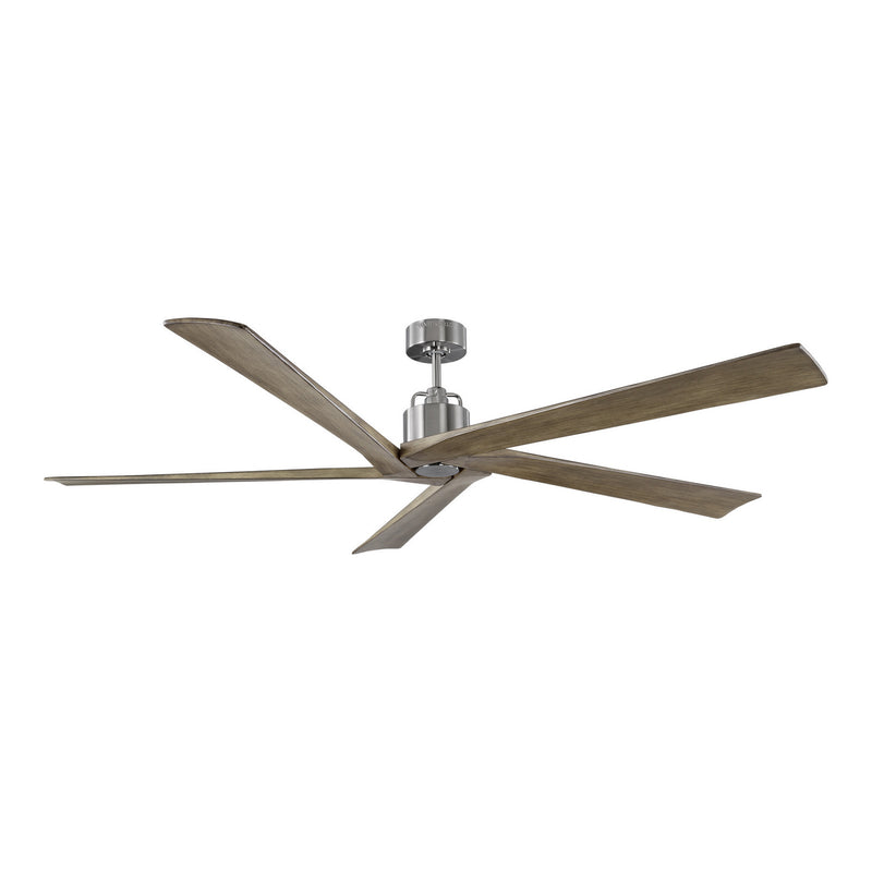 Aspen 70" Ceiling Fan in Brushed Steel