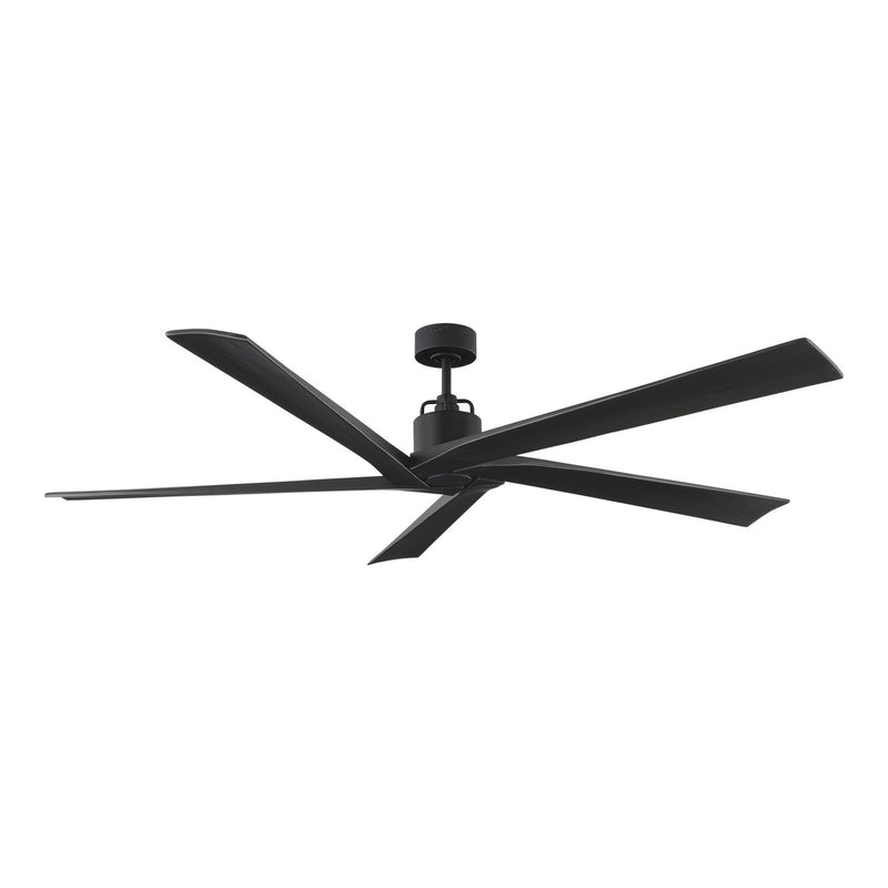 Aspen 70" Ceiling Fan in Midnight Black