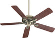 Pinnacle Transitional Ceiling Fan in Antique Brass