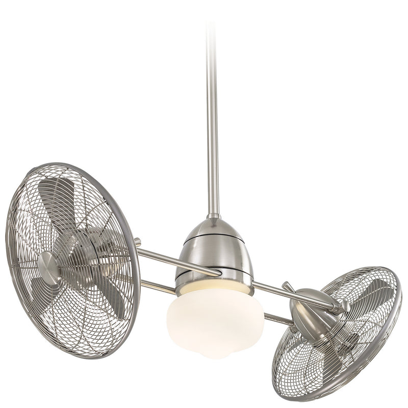 Gryo Wet Led 42" Performance Fan in Brushed Nickel Wet