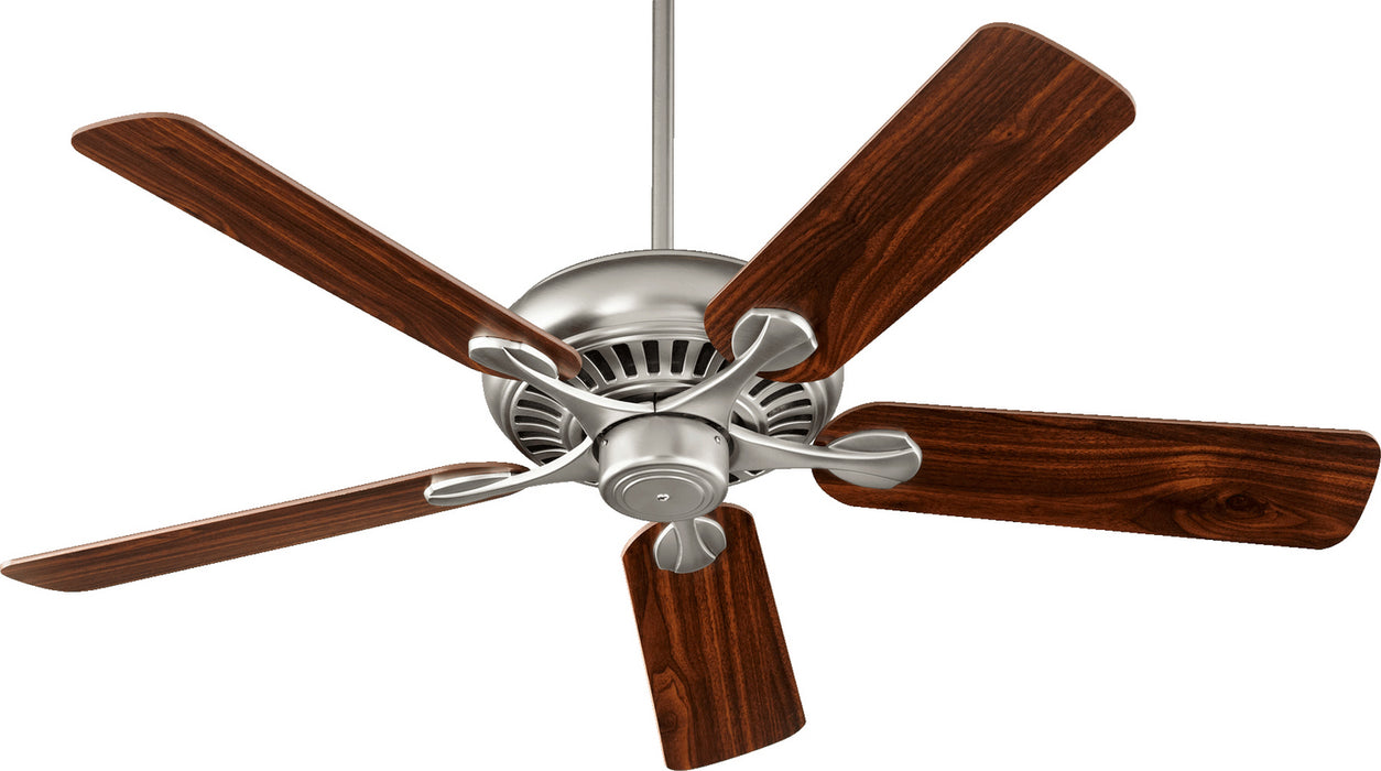 Pinnacle Traditional Ceiling Fan in Satin Nickel