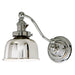 Soho 1-Light Half Swing M2 Wall Sconce in Polished Nickel