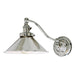 Soho 1-Light Half Swing M3 Wall Sconce in Polished Nickel