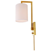 Allston 1-Light Downward Swing Arm in Satin Brass
