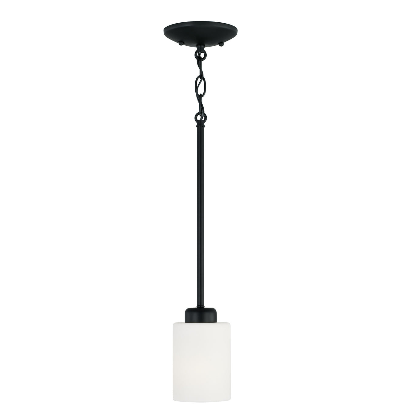 Dixon One Light Pendant in Matte Black