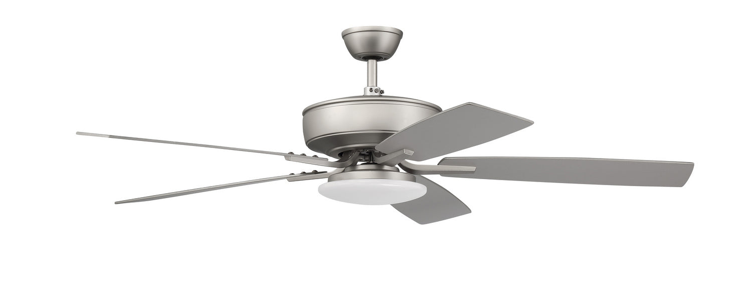 Pro Plus 112 Slim Light Kit 52" Ceiling Fan in Brushed Satin Nickel from Craftmade, item number P112BN5-52BNGW