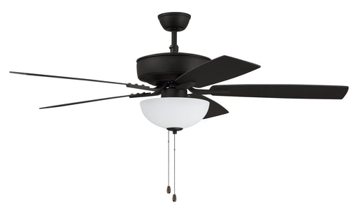 Pro Plus 211 White Bowl Light Kit 52" Ceiling Fan in Espresso from Craftmade, item number P211ESP5-52ESPWLN