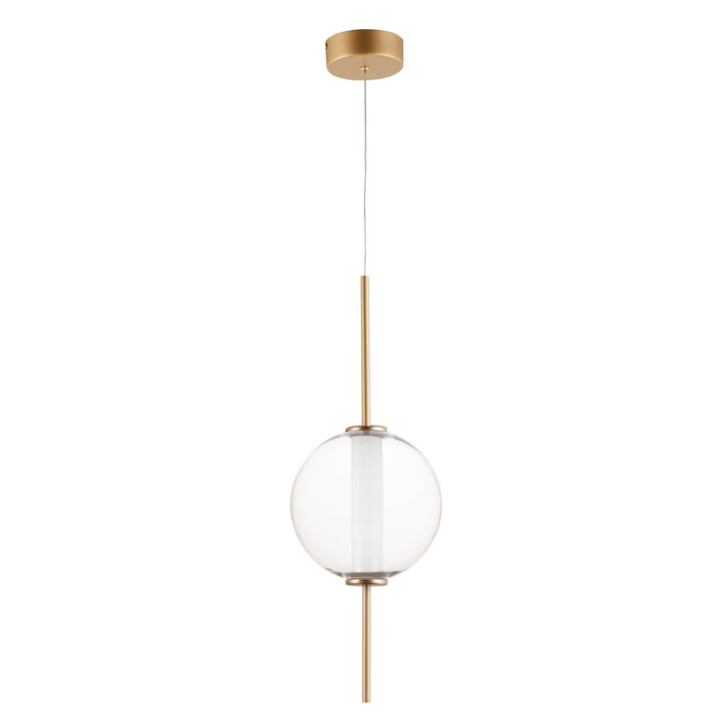 Axle LED Pendant in Gold