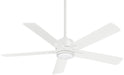 Stout 54" Ceiling Fan in Flat White
