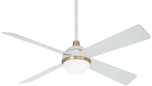 Orb LED 54" Ceiling Fan in Flat White - Lamps Expo