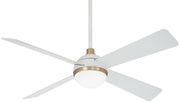 Orb Led 54" Ceiling Fan in Flat White