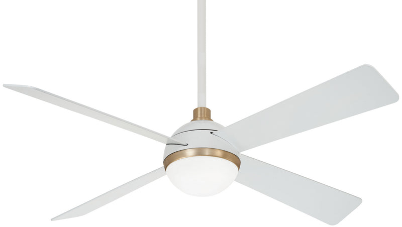 Orb Led 54" Ceiling Fan in Flat White