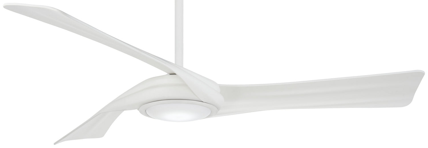 Curl 60" Ceiling Fan in Flat White