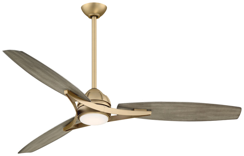 Molino Led 65" Outdoor Ceiling Fan in Soft Brass