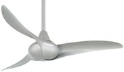 Wave 44" Ceiling Fan in Silver