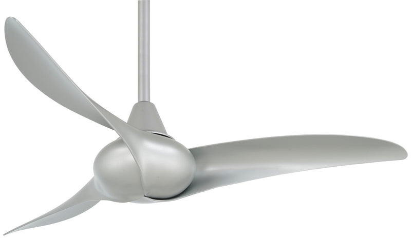 Wave 44" Ceiling Fan in Silver