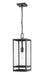 Nuri One Light Outdoor Chain Mount Ceiling Fixture in Black by Z-Lite Lighting